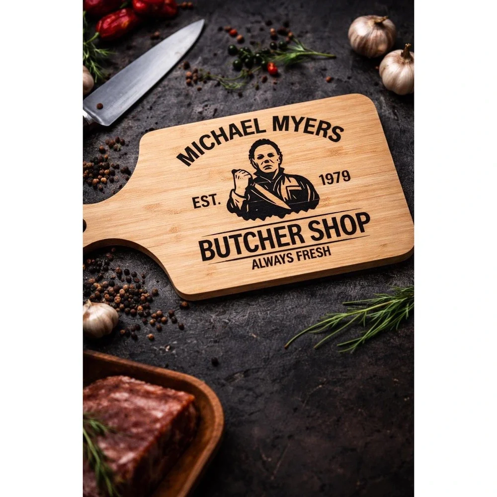 Michael Myers‎ Theme Cutting Board